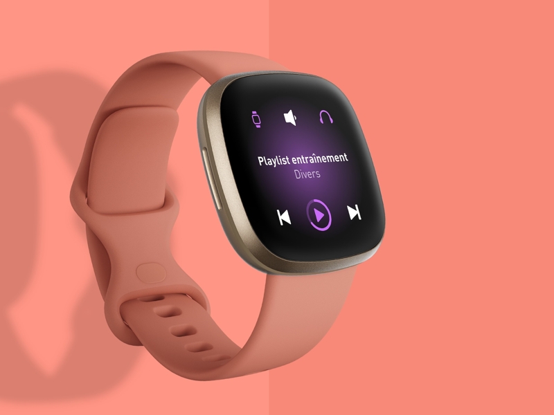 ecoute musique fitbit
